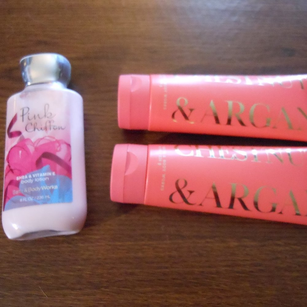 Bath & Body Works Chestnut & Argan Lotions